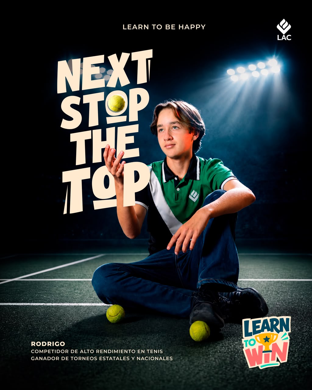 Pieza de la campaña Learn to Win de LAC