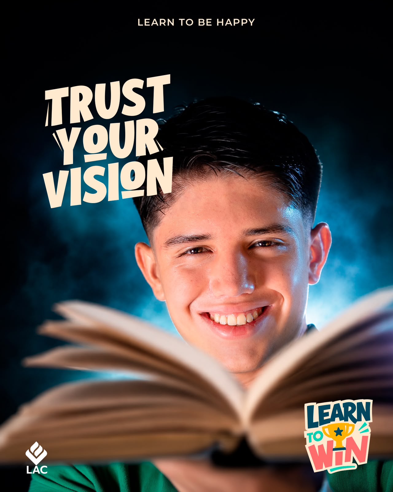 Pieza de la campaña Learn to Win de LAC